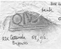 Thumbnail of Rubbing of Q.IVS CRES die 4 from Catterick 22K