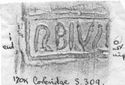 Thumbnail of Rubbing of RBIVS die 1 from Corbridge 170K