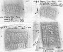 Thumbnail of Group of rubbings of RVICCOCO die 1