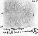 Thumbnail of Rubbing of RVICCOCO die 2 from Cherry Tree Farm 44K