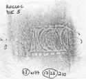 Thumbnail of Rubbing of RVICCOCO die 5 from Mancetter_14_W77_17_23_210