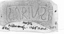 Thumbnail of Rubbing of SARRIVS die 1 variant from Aldborough 53K