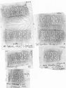 Thumbnail of Group of rubbings of SARRIVS die 4