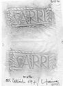 Thumbnail of Rubbing of SARRIVS die 4 from CattericK 11K