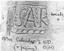 Thumbnail of Rubbing of SARRIVS die 4 from Corbridge 133K