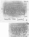 Thumbnail of Group of rubbings of SARRIVS die 5