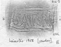 Thumbnail of Rubbing of SARRIVS die 5 from Leicester 58k