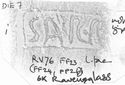Thumbnail of Rubbing of SARRIVS die 7 from Ravenglass 6K