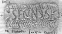 Thumbnail of Rubbing of SECVNDVS die 1 from Silchester 11K