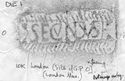 Thumbnail of Rubbing of SECVNDVS die 1 from London, London Museum 10K