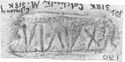 Thumbnail of Rubbing of SEX.VA.IVS die 1 from Colchester 318K
