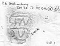 Thumbnail of Rubbing of SMERTVCVS die 1 from Gorhambury 14K