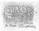 Thumbnail of Rubbing of TRADEMARK No. 27 die  from Alcester 7K