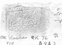 Thumbnail of Rubbing of TRADEMARK No. 42 die  from Staines 15K