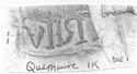 Thumbnail of Rubbing of  TRITV die 1 from Quernmore 1K