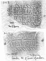 Thumbnail of Group of rubbings of VALENTINVS die 1 variant 1