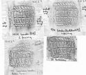 Thumbnail of Group of rubbings of VALENTINVS die 1 variant 2