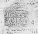 Thumbnail of Rubbing of VALENTINVS die 1 variant 2 from London, Love Lane 118K