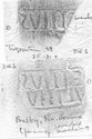 Thumbnail of Group of rubbings of VETTIVS die 1