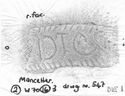 Thumbnail of Rubbing of VICTOR  die 1 from Mancetter_2_W70_16_3