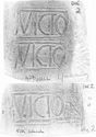 Thumbnail of Group of rubbings of VICTOR  die 2