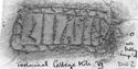 Thumbnail of Rubbing of VITALIS 1 die 2 from Lincoln Technical College Kiln VI