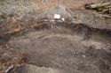 Thumbnail of Beetle loggery trench, looking north. 1m and 0.5m scale bars