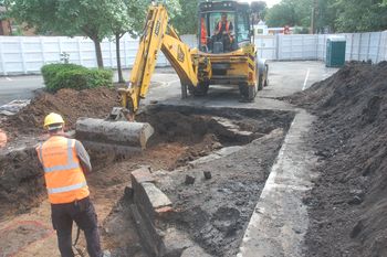 Image from Digital Photographs and Data from Archaeological investigations at The Market Hall Site, St John Street, Bromsgrove, 2016