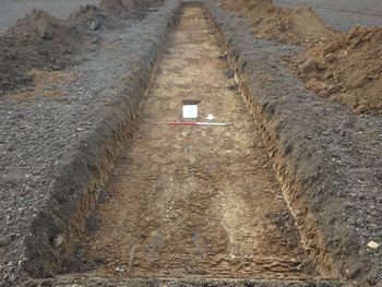 Image from Digital Archive from an Archaeological Evaluation at Bull Lane, Long Melford, February 2016
