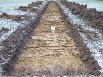 Image from Digital Archive from an Archaeological Evaluation at Johnson's Farm, Leiston, January 2017