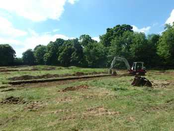 Image from Digital Archive from an Archaeological Evaluation at the Cock Inn, Bury Road, Kentford, Suffolk, May 2017