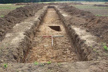 Image from Images and GIS from an Archaeological Evaluation at Blue Barn Farm, Trimley St. Martin, Suffolk, June 2022