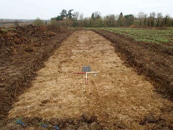 Image from Digital Archive from an Archaeological Evaluation at Phase 6C, Cedars Park, Stowmarket, December 2015
