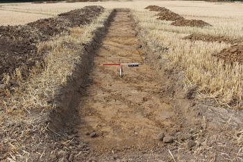Image from Images and GIS Data from an Archaeological Evaluation at Bramford Battery, Bullen Lane, Bramford, Suffolk, July 2022
