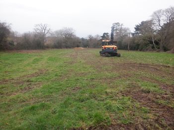 Image from Digital Archive from an Archaeological Evaluation South of High Bank, Melford Road, Sudbury, March 2023