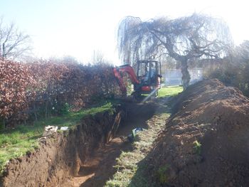 Image from Site Data from an Archaeological Evaluation and Excavation at 1 Laurel Drive, Long Melford, Suffolk, March 2023.