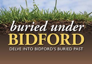 Buried under Bidford postcard