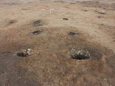 Excavations photograph: View over Building 5