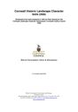 Cornwall Historic Landscape Character  Texts (2008)
