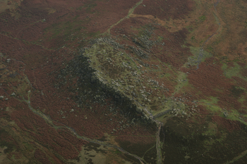 Photograph of rock outcrop at Carl Wark