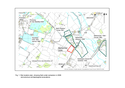 Figure 1: Site location plan, showing field under extraction in 2006