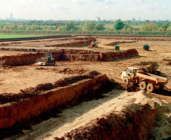 Image of quarry activity in Havering borough