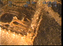 Thumbnail of Close-up view of flattened tube intercooler on wing 1; still from video