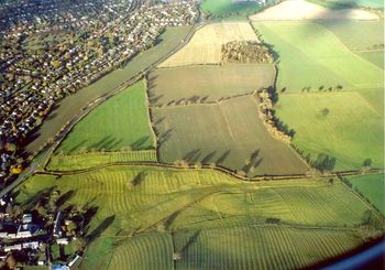 Photograph of High Callerton fields.
