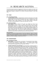 16 RESEARCH AGENDA