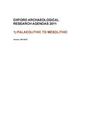 1-Palaeolithic to Mesolithic Agenda