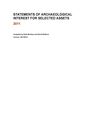 Statements of Archaeological Interest-An Introduction