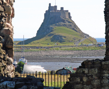 Lindisfarne Castle. Holy Island, off the North Northumberland coast