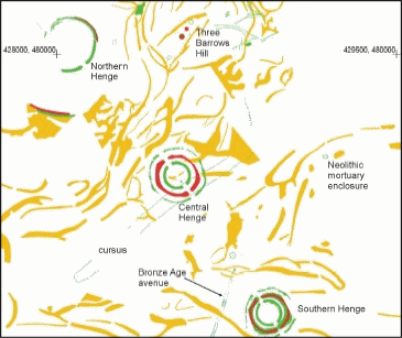 Extract from the NMP mapping of pre-medieval features and possible palaeochannels