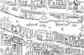Fig 18 Rain 1787. Sunderland and part of Monkwearmouth